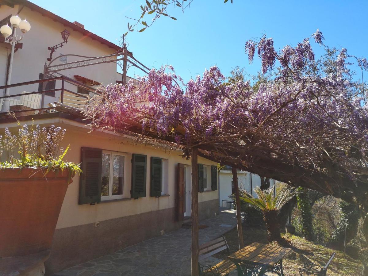 La Vivagna - Casa Vista Mare Tra Gli Ulivi Villa Leivi Exterior photo