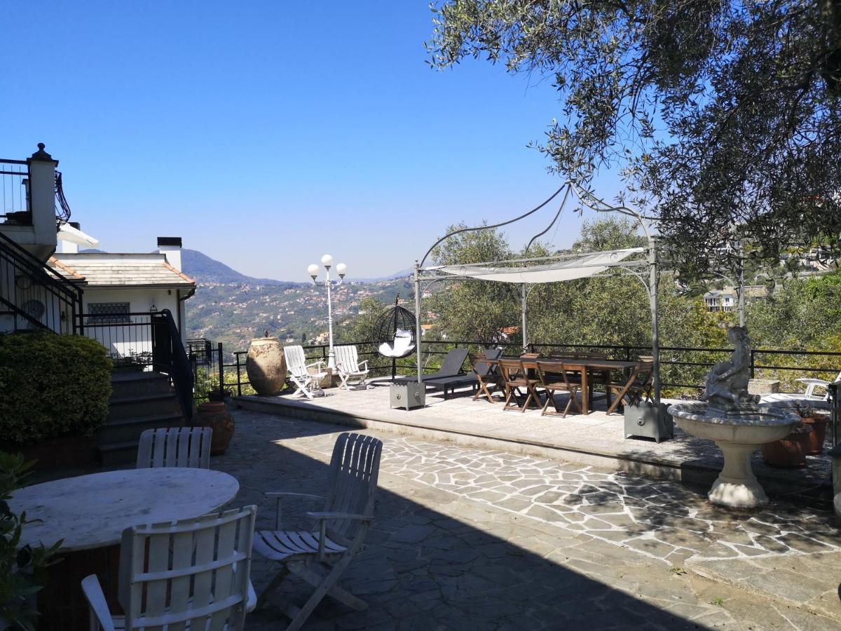 La Vivagna - Casa Vista Mare Tra Gli Ulivi Villa Leivi Exterior photo